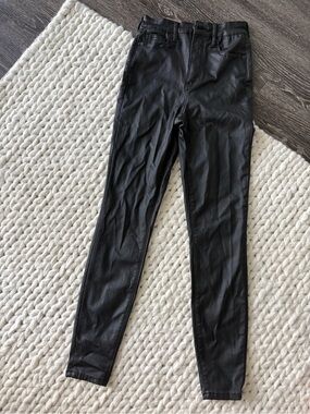 12th Tribe Black Faux Leather Skinny Pants
Size 26
Never worn.